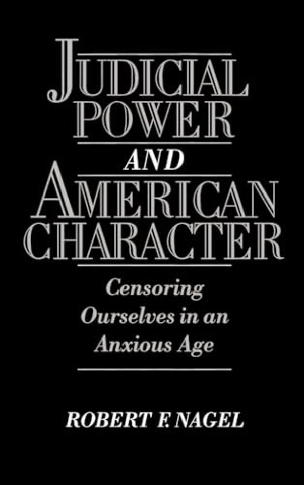 Judicial Power and American Character
