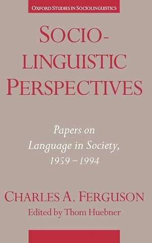 Sociolinguistic Perspectives