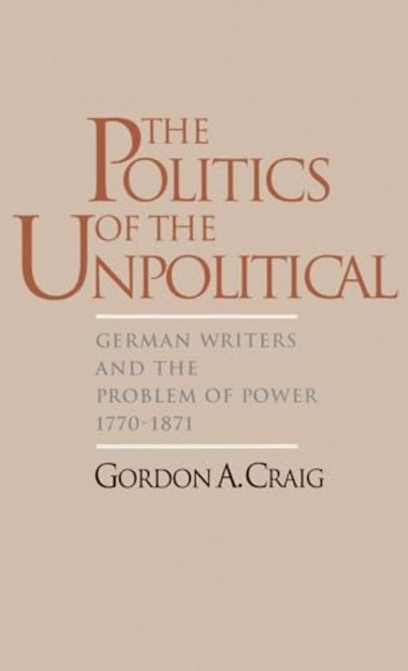 The Politics of the Unpolitical