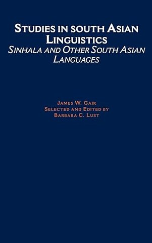 Studies in South Asian Linguistics