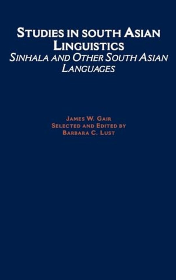 Studies in South Asian Linguistics