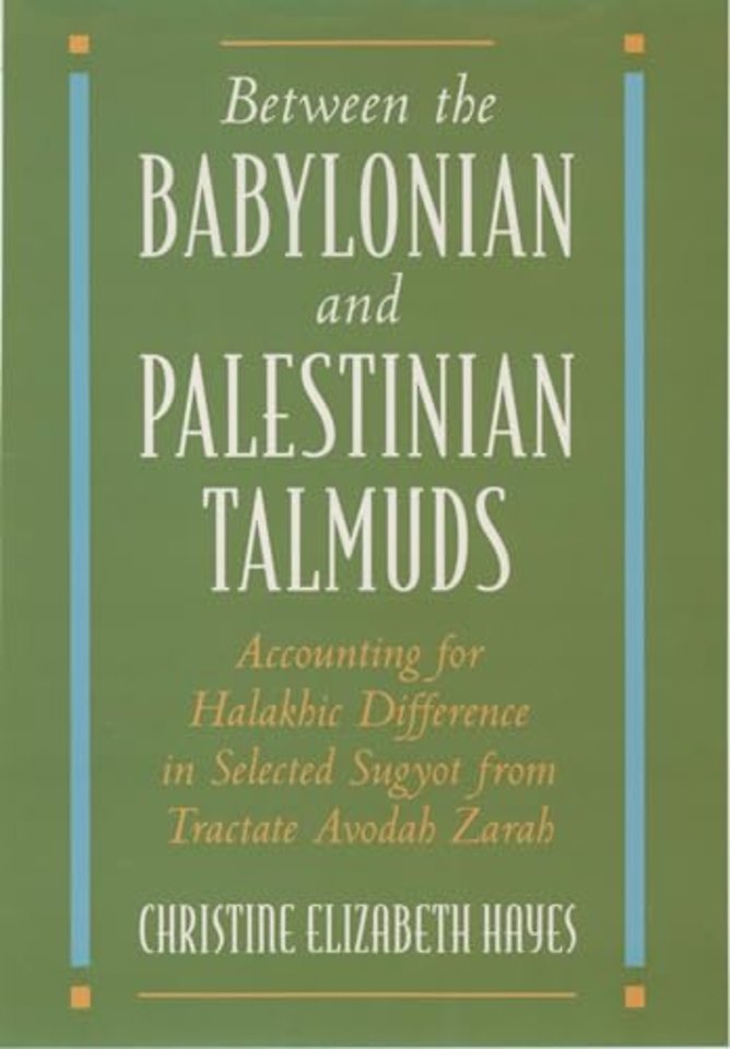 Between the Babylonian and Palestinian Talmuds