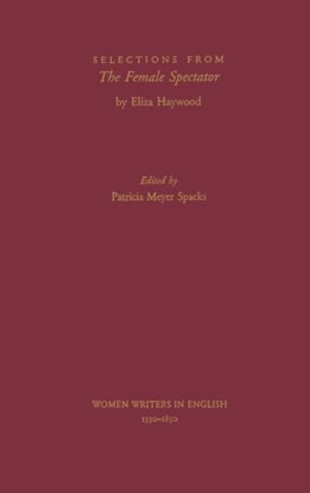 Selections from The Female Spectator