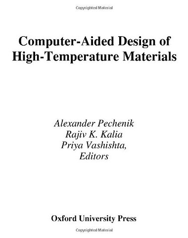 Computer-Aided Design of High-Temperature Materials