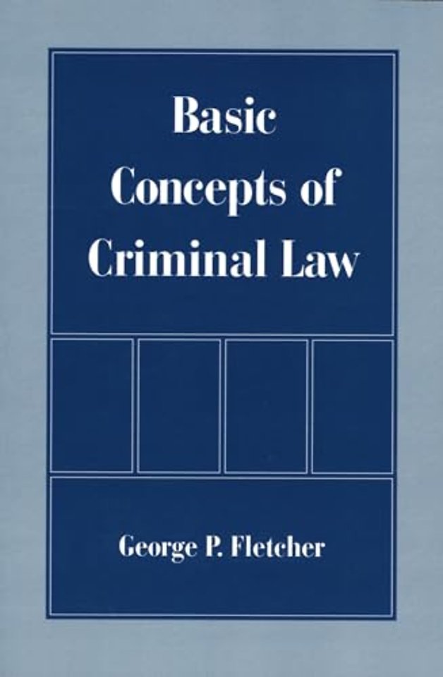 Basic Concepts of Criminal Law
