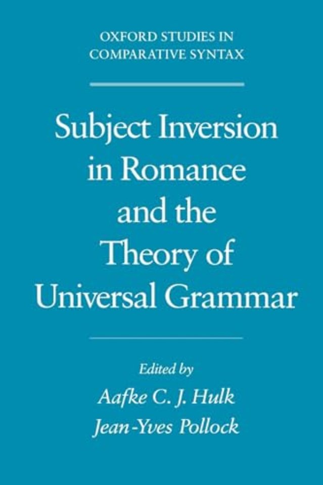 Subject Inversion in Romance and the Theory of Universal Grammar