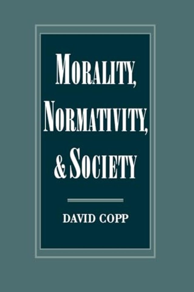 Morality, Normativity, and Society