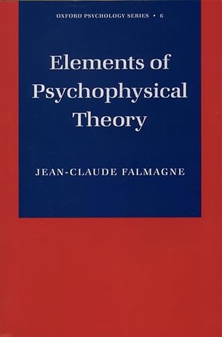 Elements of Psychophysical Theory