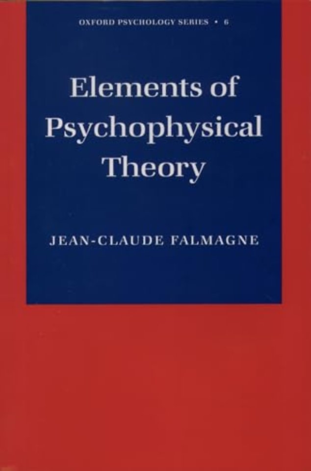 Elements of Psychophysical Theory