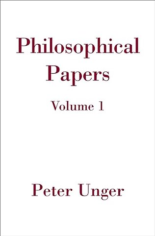 Philosophical Papers: Volume One
