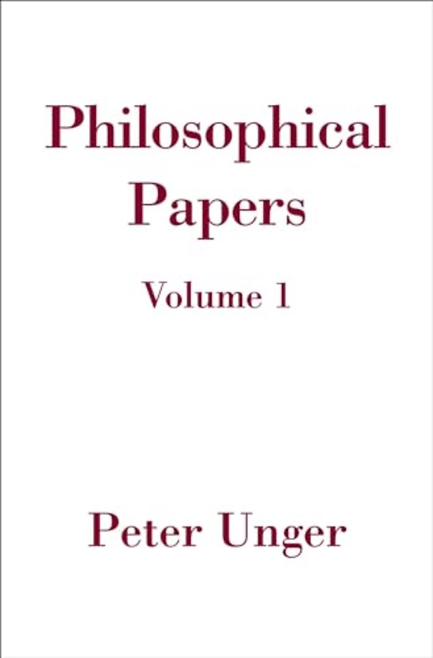 Philosophical Papers: Volume One