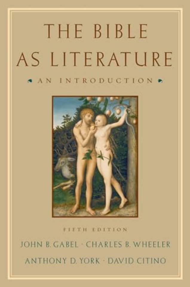 The Bible As Literature
