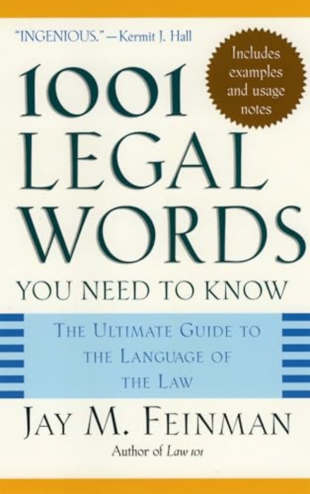 1001 Legal Words You Need to Know