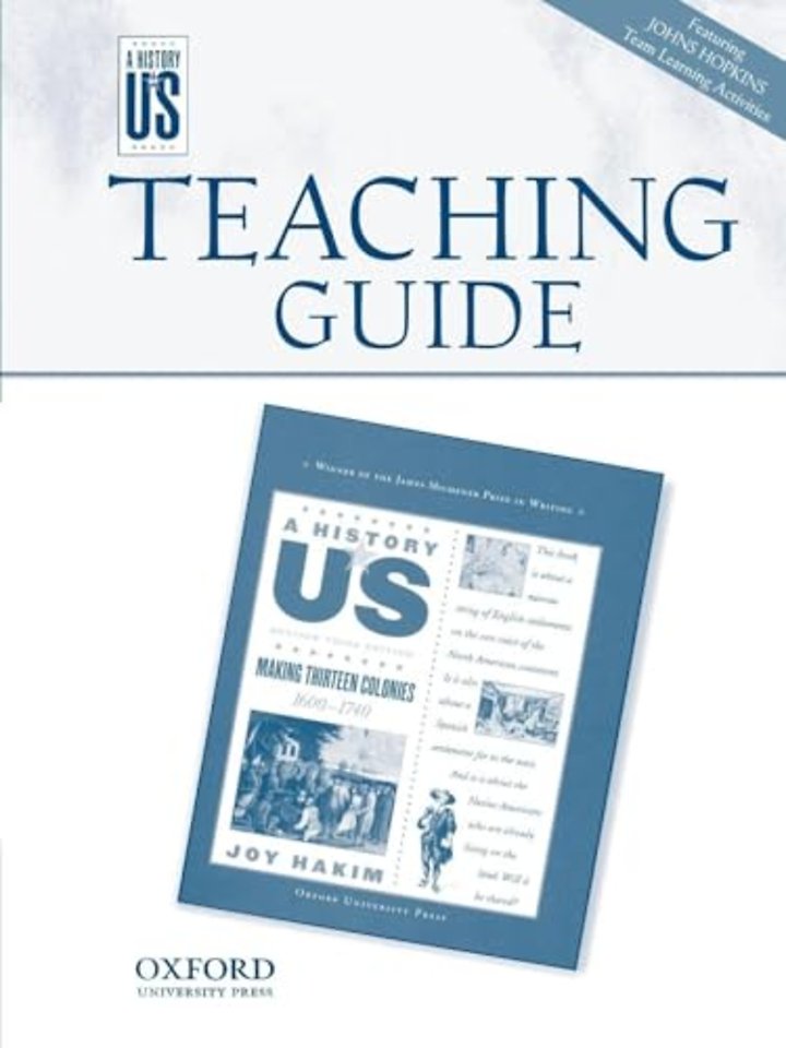 A History of US: Book 2: Making 13 Colonies 1600-1740