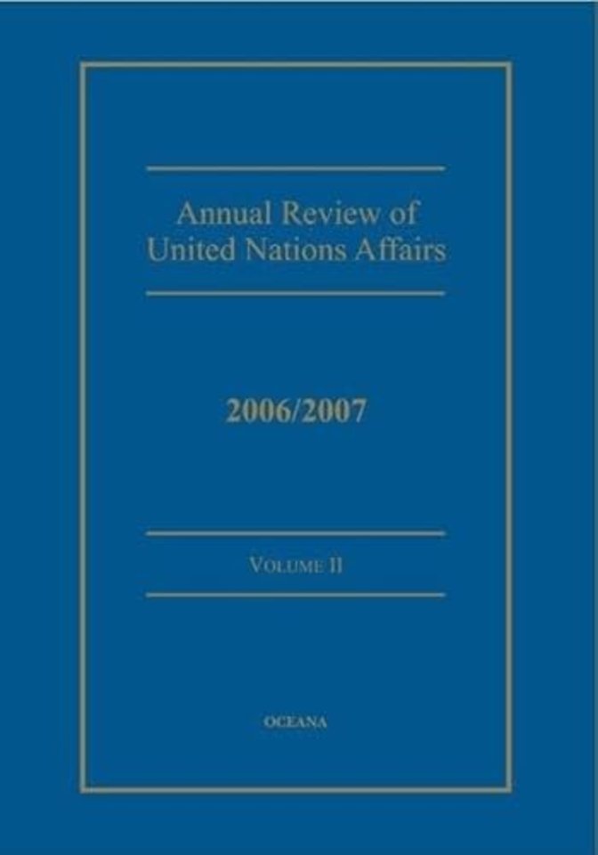 Annual Review of United Nations Affairs