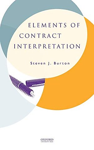 Elements of Contract Interpretation