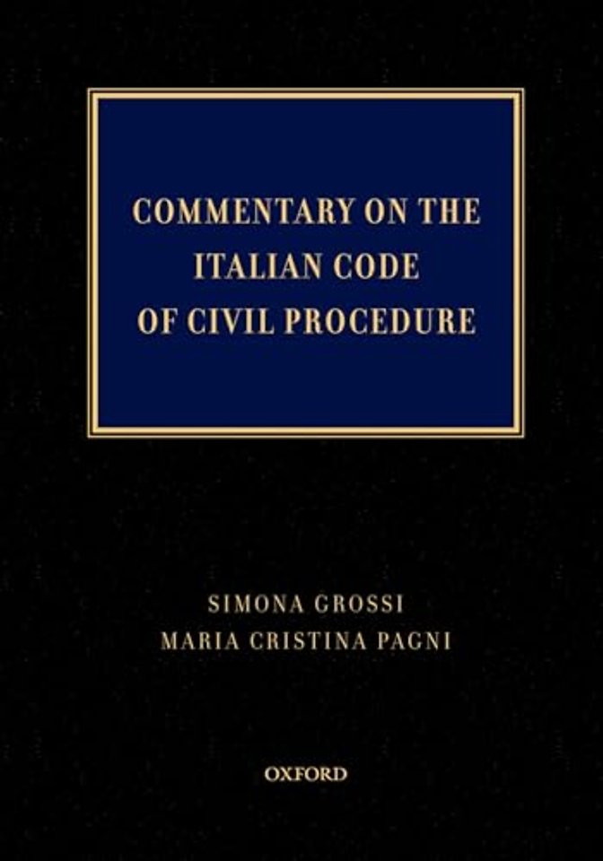 Commentary on the Italian Code of Civil Procedure