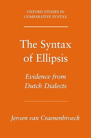 The Syntax of Ellipsis