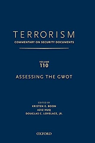 TERRORISM: Commentary on Security Documents Volume 110