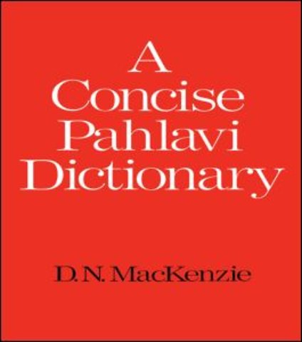 Concise Pahlavi Dictionary