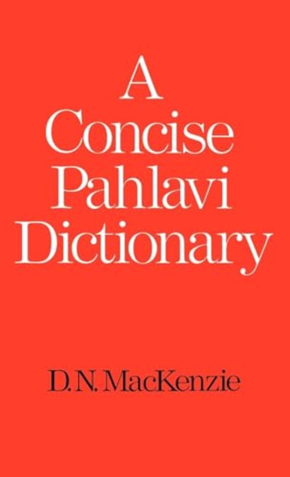 Concise Pahlavi Dictionary