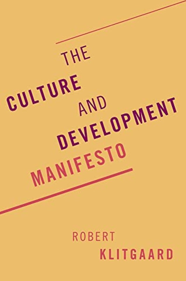 The Culture and Development Manifesto