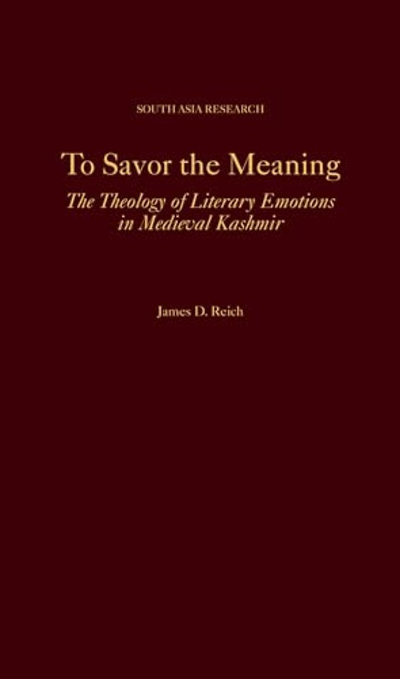 To Savor the Meaning