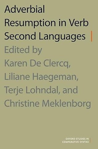 Adverbial Resumption in Verb Second Languages