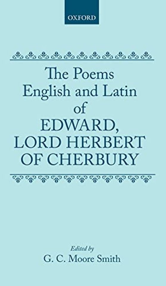 The Poems of Edward, Lord Herbert of Cherbury