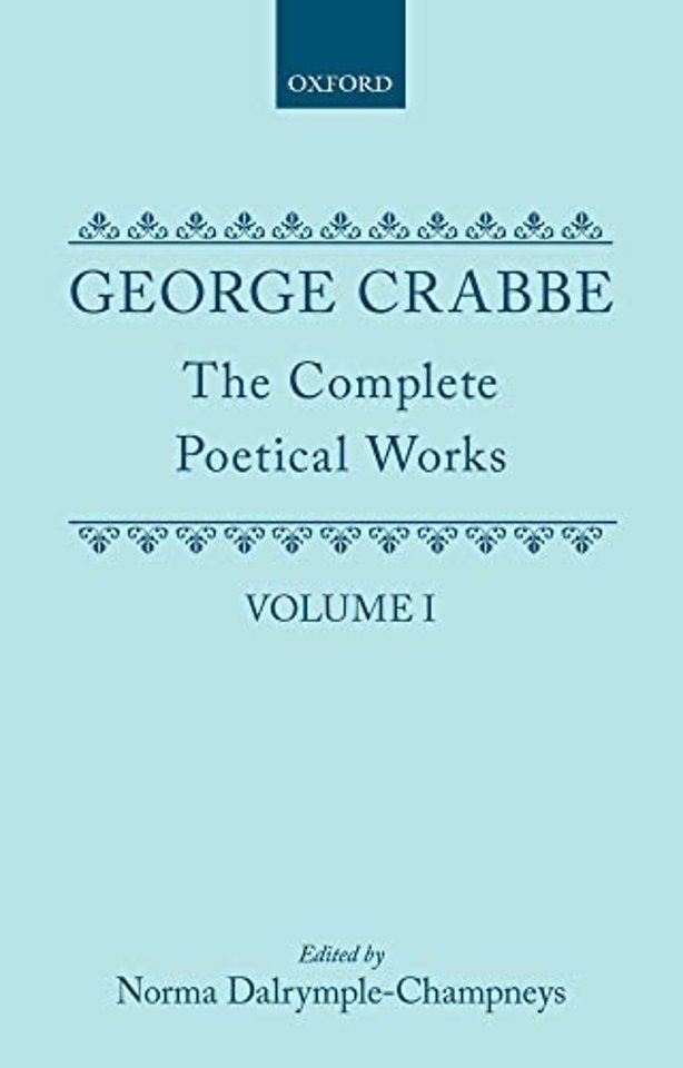 The Complete Poetical Works: Volume I