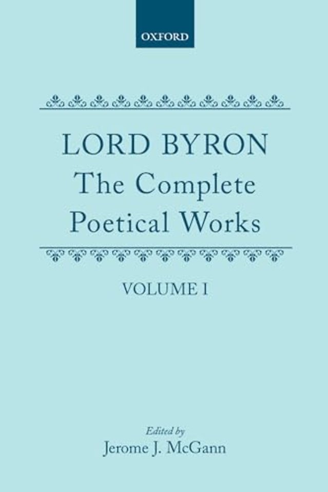 The Complete Poetical Works: Volume 1