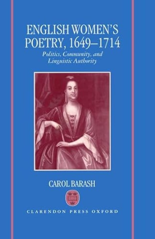 English Women's Poetry, 1649-1714