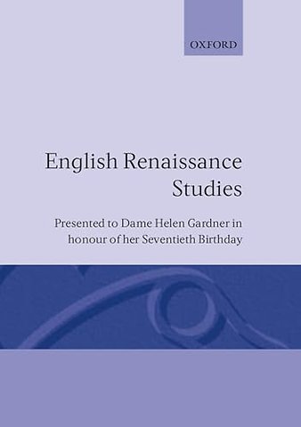 English Renaissance Studies