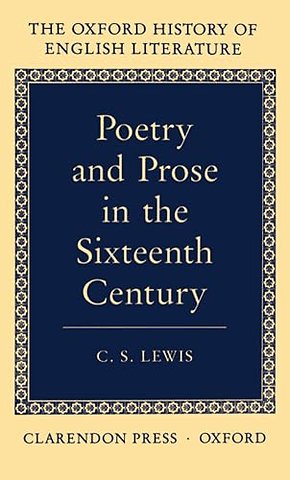 Poetry and Prose in the Sixteenth Century