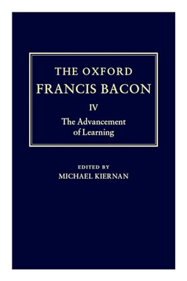 The Oxford Francis Bacon IV