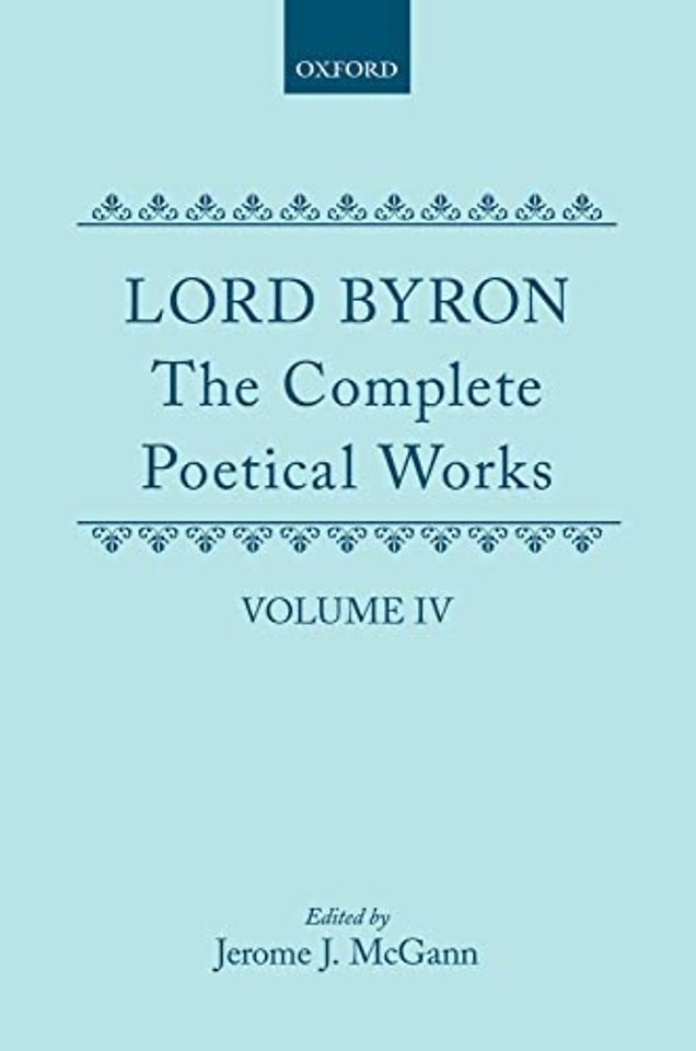 The Complete Poetical Works: Volume 4