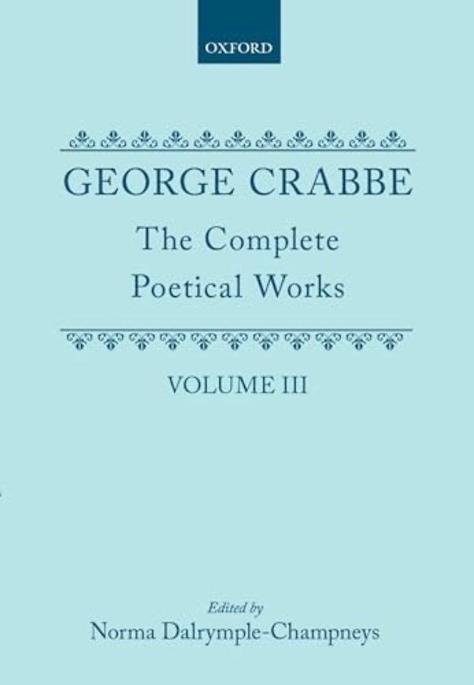 The Complete Poetical Works: Volume III