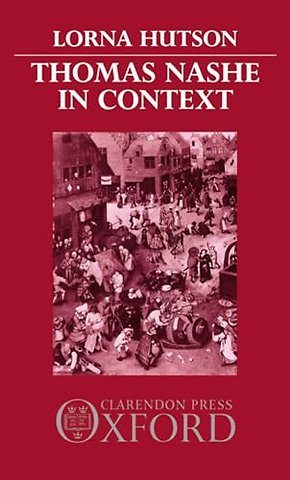 Thomas Nashe in Context