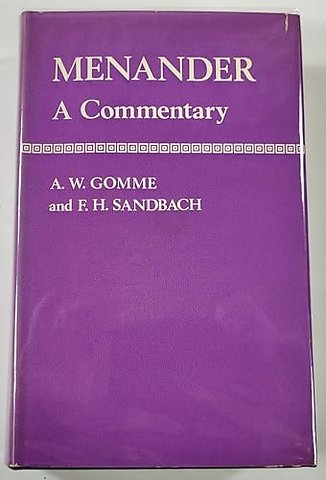 Menander: A Commentary