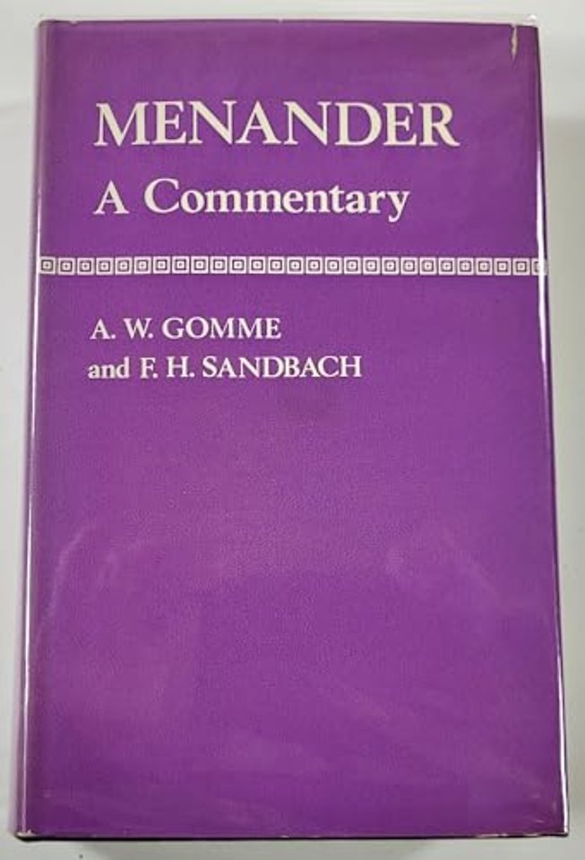 Menander: A Commentary