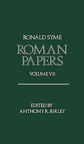 Roman Papers Volume VII