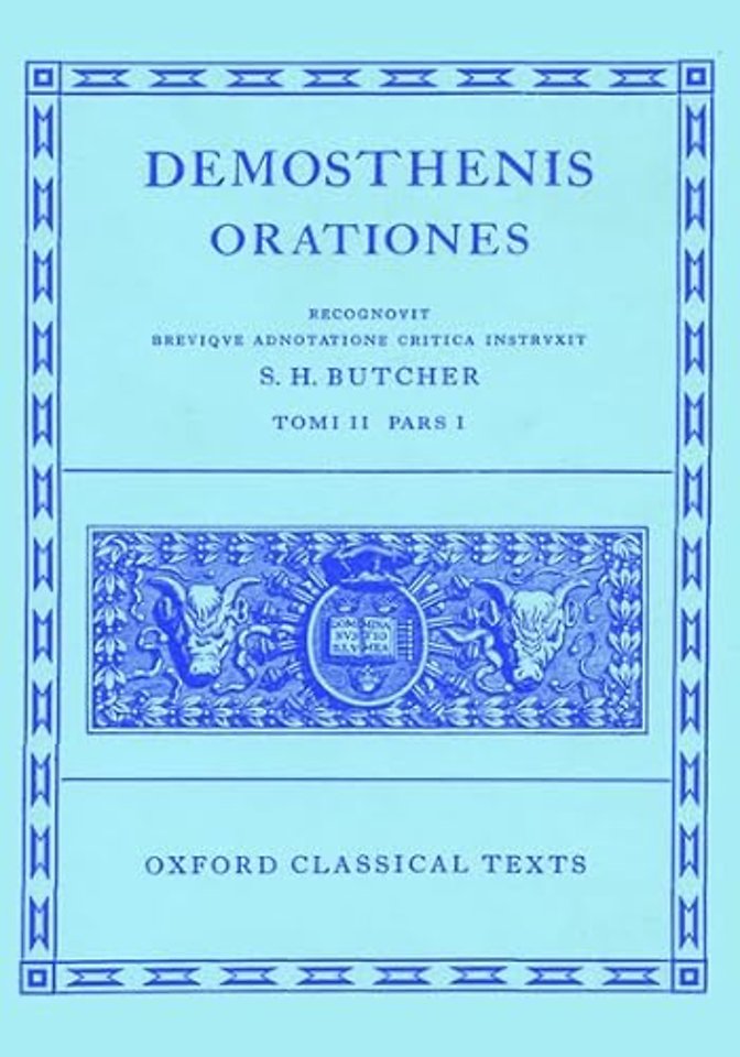 Demosthenes Orationes Vol. II. Part i