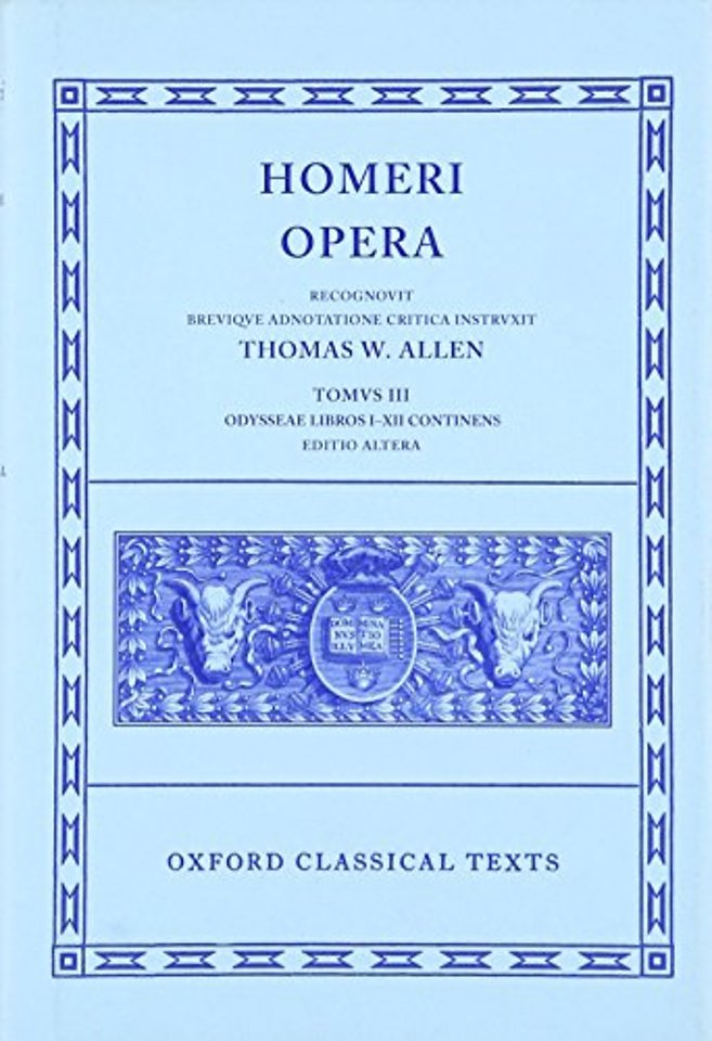 Homer Vol. III. Odyssey (Books I-XII)
