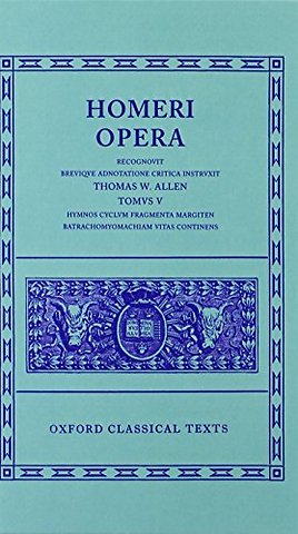 Homer Vol. V. Hymns, etc