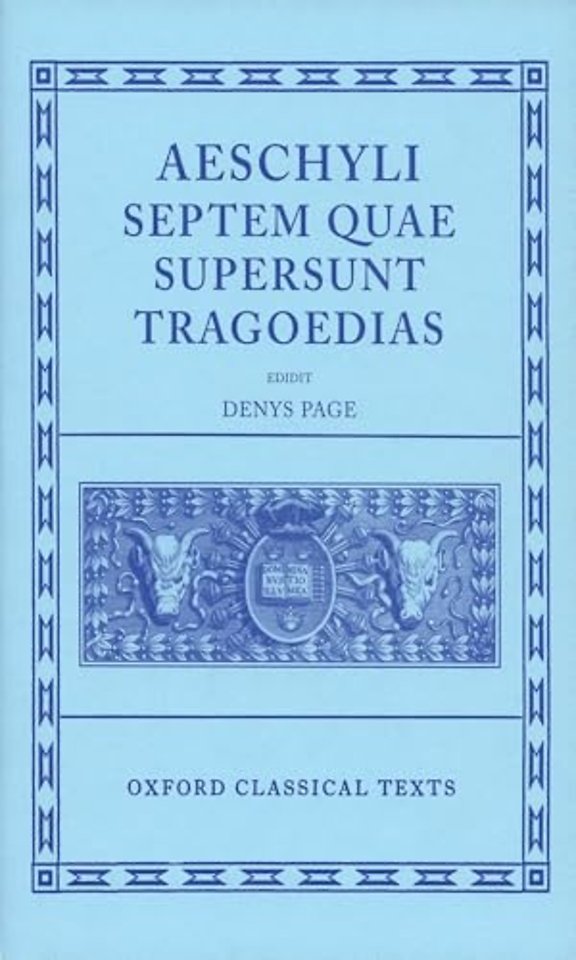Aeschylus Tragoediae