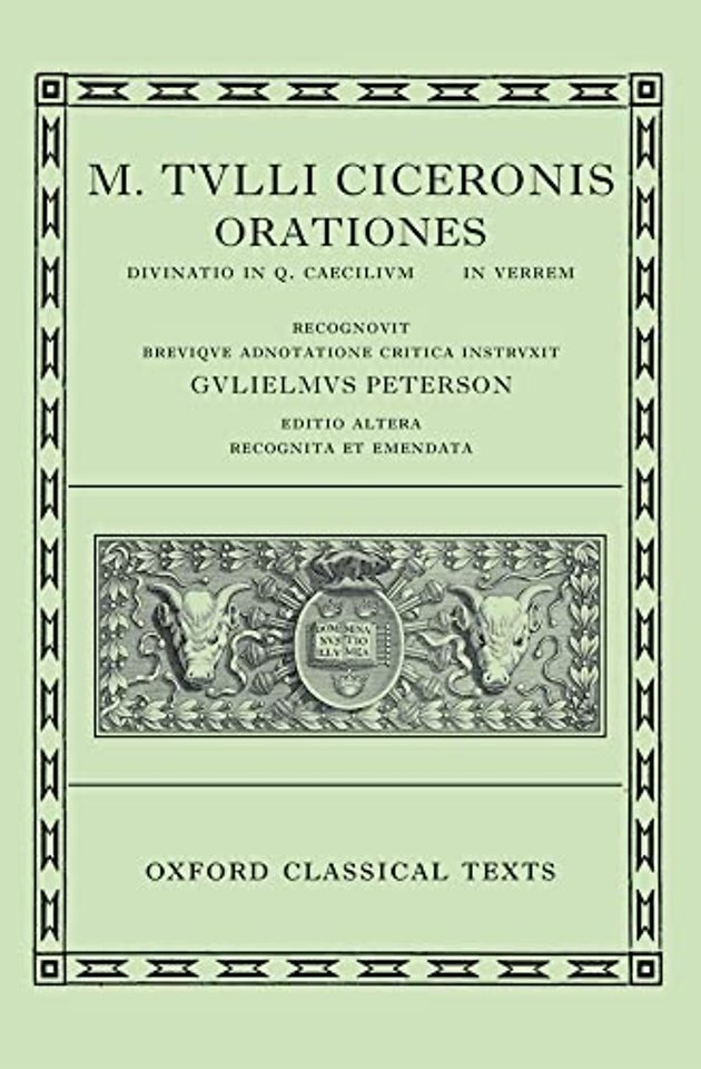 Cicero Orationes. Vol. III