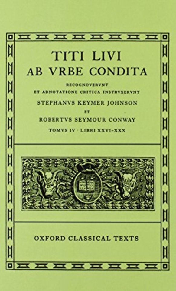 Livy Ab Urbe Condita Books XXVI-XXX