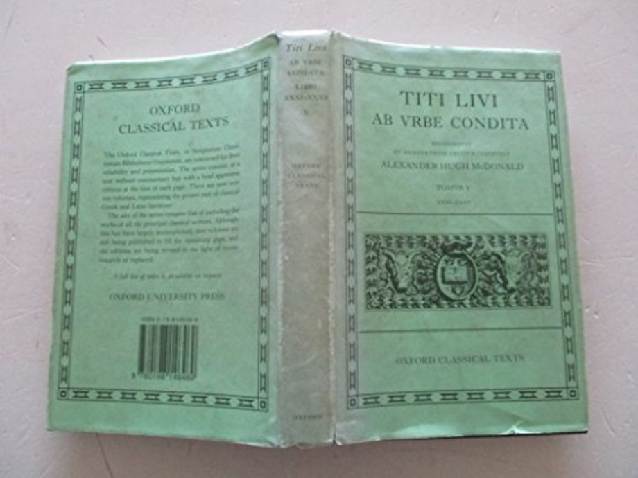 Livy Ab Urbe Condita Books XXXI-XXXV