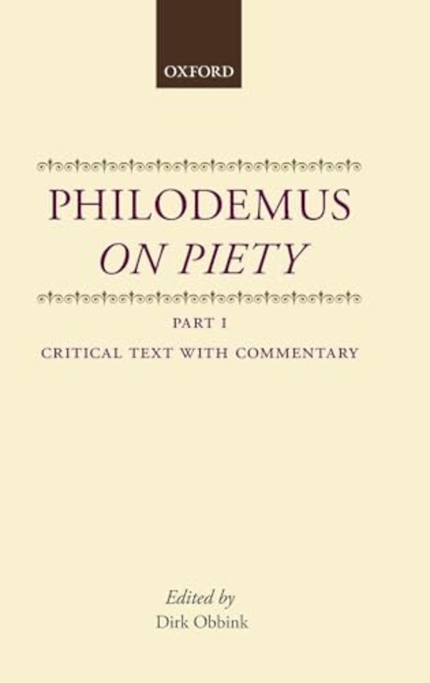 Philodemus On Piety