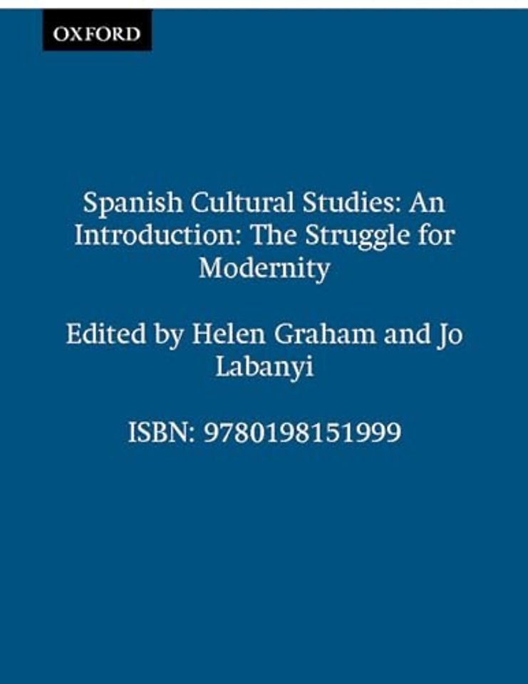 Spanish Cultural Studies: An Introduction